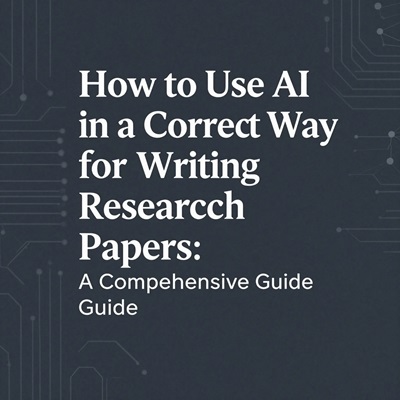 Researcher using AI writing assistant for academic paper editing