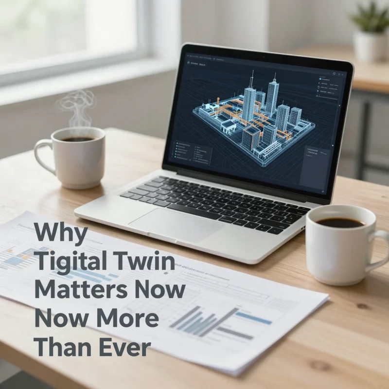 Digital Twin concept bridging physical and virtual worlds through real-time data synchronization